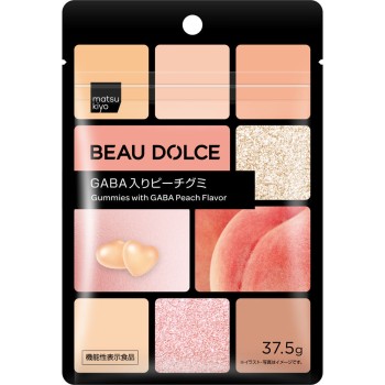 matsukiyo BEAU DOLCE GABA 함유 복숭아 구미 37.5g
