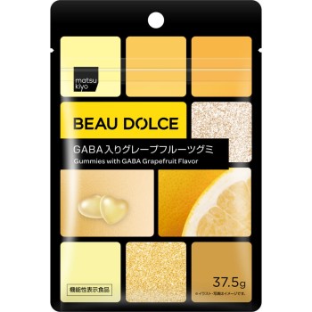 matsukiyo BEAU DOLCE GABA 함유 자몽 구미 37.5g