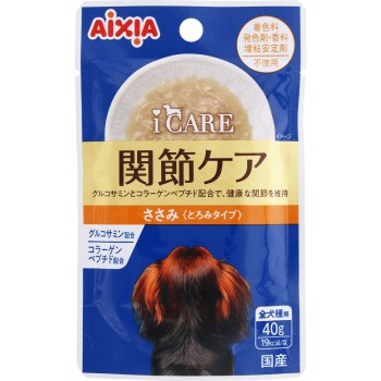 iCARE 도그 관절 케어 닭 안심 걸쭉함 40g 아이시아