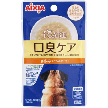 iCARE 도그 구취 케어 닭 안심 걸쭉함 40g 아이시아