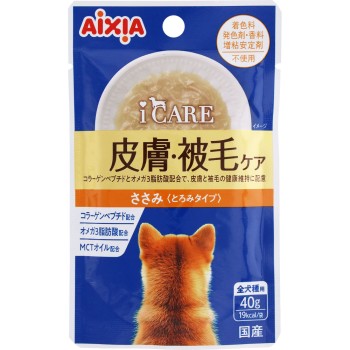 iCARE 도그 피부·피모 케어 닭 안심 걸쭉함 40g 아이시아