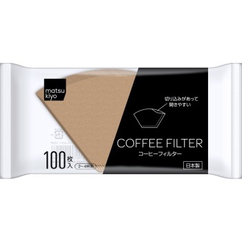 마츠키요 커피 필터 브라운 100매