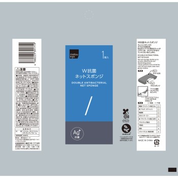 마츠키요 W항균 넷 스펀지 1P