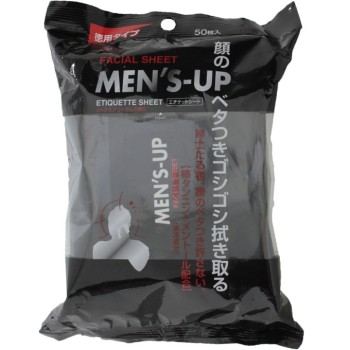 MEN’S-UP 페이셜 시트 대용량 50매 이나