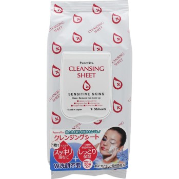 퓨어 비비 클렌징시트 50매 이브