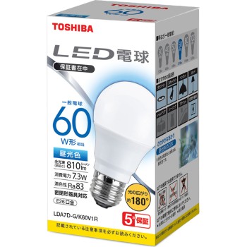LED 전구 광배광 60W 주광색 LDA7D-G/K60V