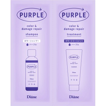 다이안 컬러샴푸&트리트먼트 퍼플 트라이얼 25ml×2 네이처랩