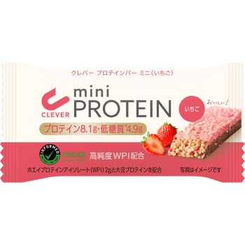 클레버 프로틴바 미니 딸기 1개 (주)네이처랩