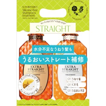 다이안 퍼펙트뷰티 엑스트라스트레이트 샴푸&트리트먼트 04 기획품 450ml×2 네이처랩