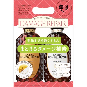 다이안 퍼펙트 뷰티 엑스트라 데미지 샴푸&트리트먼트 04 기획품 450ml×2 네이처랩