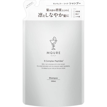 MQURE 분자 리페어 샴푸 리필 330ml