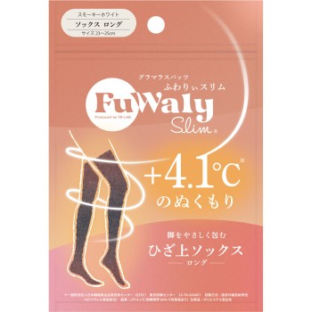후와리이 슬림 삭스타입 롱 스모키화이트 F YB-LAB.