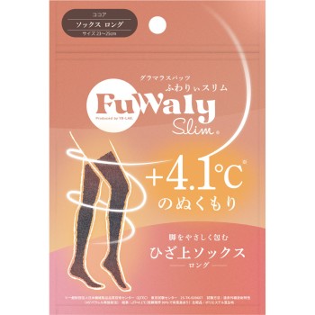 후와리슬림양말타입 롱 코코아 F YB-LAB.