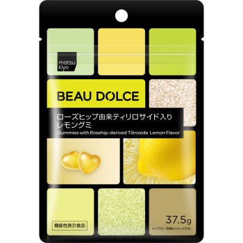matsukiyo BEAU DOLCE 로즈힙 유래 틸로사이드 함유 레몬 구미 37.5g