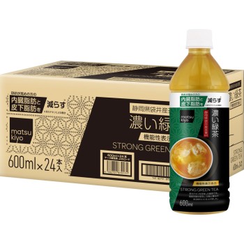 matsukiyo 진한 녹차 케이스 600ml×24본