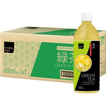 matsukiyo 녹차 케이스 600ml×24본