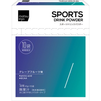 matsukiyo 스포츠 드링크 파우더 아미노산 41g×10봉지