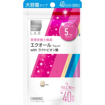 마츠키요 LAB 에쿠올 with 락토비온산 대용량 80알