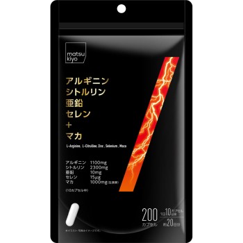 마츠키요 아르기닌+시트룰린+아연+셀레늄+마카 200캡슐