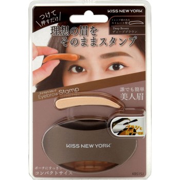 KISS NEWYORK 뉴아이브로우스탬프 스트레이트×딥브라운 스트레이트×딥브라운