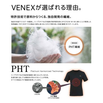 리차지+ 숏슬리브 남성용 M 블랙 베넥스