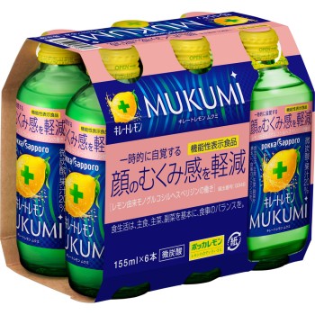킬레이트 레몬 MUKUM 155ml×6개 포카 코퍼레이션
