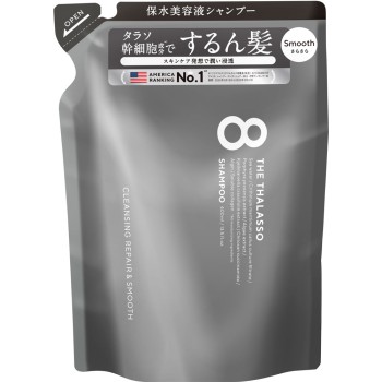 에이트 더 탈라소 클렌징 리페어&스무스 미용액 샴푸 리필 400ml 스텔라시드