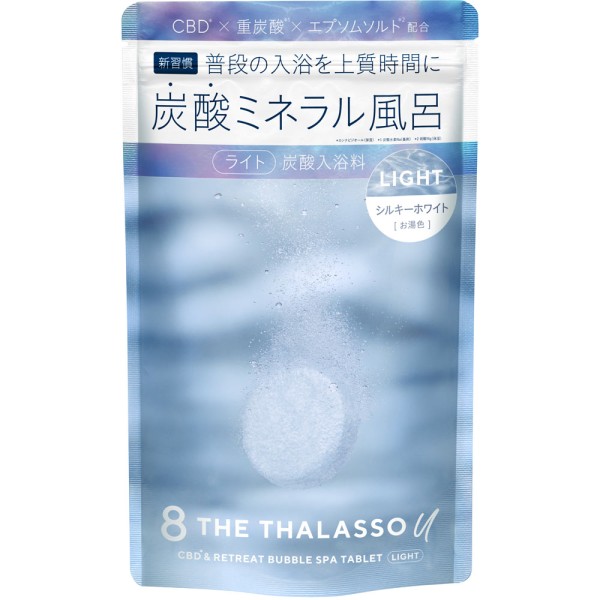 에이트 더 타라소 유 CBD&리트리트 버블 스파 태블릿 입욕제 라이트 6정