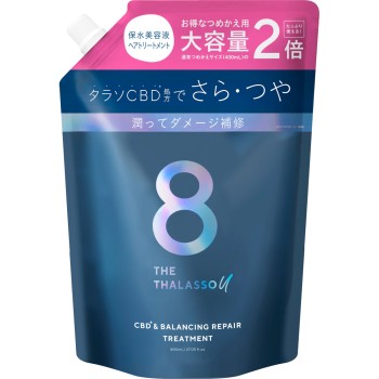 에이트더타라소유 CBD&밸런싱 데미지리페어 미용액 헤어트리트먼트 2배량(리필) 800ml 스텔라시드
