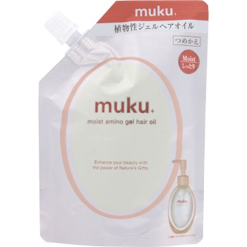 무크+ 모이스트 아미노 젤 헤어 오일 리필 75mL