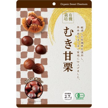 MK 유기재배 껍질 감밤 대봉지 50g×4