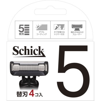 Schick5 교체날 4개입 쉬크 재팬