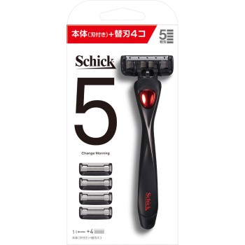 Schick5 콤보팩 날 포함+교체날4개 포함 쉬크 재팬