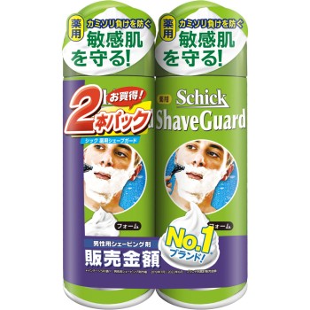쉬크약용쉐이브 가드 쉐이빙폼 200g×2 쉬크 재팬