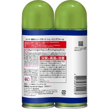 쉬크약용쉐이브 가드 쉐이빙폼 200g×2 쉬크 재팬