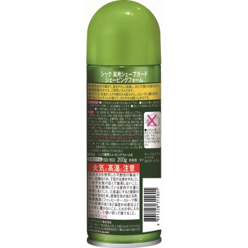 쉬크약용쉐이브 가드 쉐이빙폼 200g 쉬크 재팬