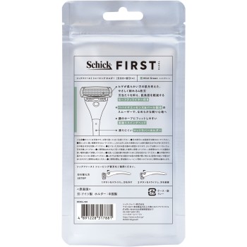 쉬크퍼스트 쉐이빙 홀더(날 포함+교체날1개) 민트그린 날 포함+교체날1개 쉬크 재팬