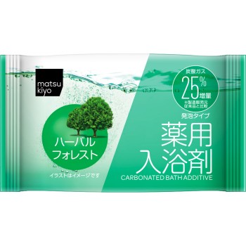 마츠키요 약용 입욕제 탄산 거품 허벌 포레스트 50g(1정)