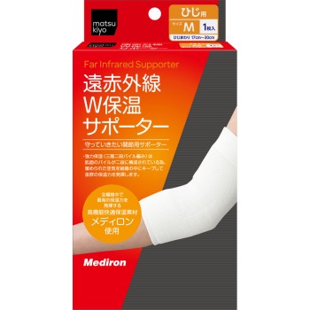 마츠키요 원적외선 W 보온 서포터 팔꿈치 M 1매입