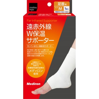 마츠키요 원적외선 W 보온 서포터 발목 M 1매입