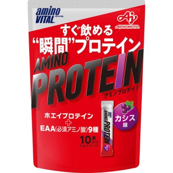 「아미노바이탈」아미노 프로틴 카시스맛 파우치 4.3g×10p 아지노모토