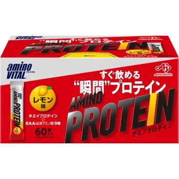 「아미노바이탈」아미노 프로틴 레몬맛 박스 4.3g×60p 아지노모토