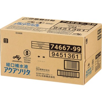경구 보수액 아쿠아소리타 케이스 500ml×24 아지노모토