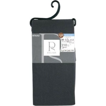 레리쉬 MATTE 타이츠 210데니르 매트 리브 패턴 블랙 ML 아츠기