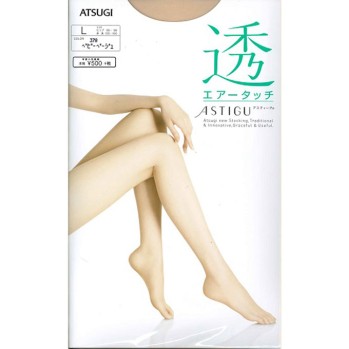 아스티그 【투명】 에어 터치 스타킹 LLL베이비 아츠기