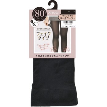 페이크 타이츠 80데니어 LLL 페일 베이지 L-LL 아츠기