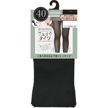 페이크타이츠 40데니어 LLL 페일베이지 L-LL 아츠기