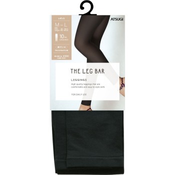 ATSUGI THE LEG BAR 레깅스10분 길이 블랙M-L 아츠기