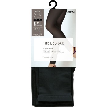 ATSUGI THE LEG BAR 압박 레깅스 10부 블랙 M-L 아츠기