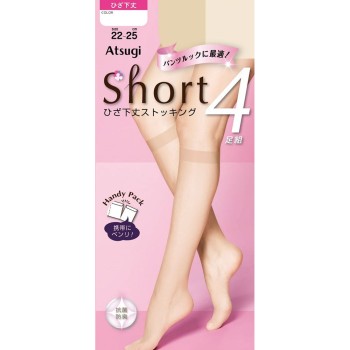 숏 스타킹 4족 세트 스키니 베이지 2225NUBE 아츠기